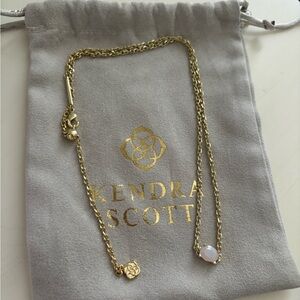 Kendra Scott Cailin Pendent Necklace - Champagne Opal Crystal - NWOT